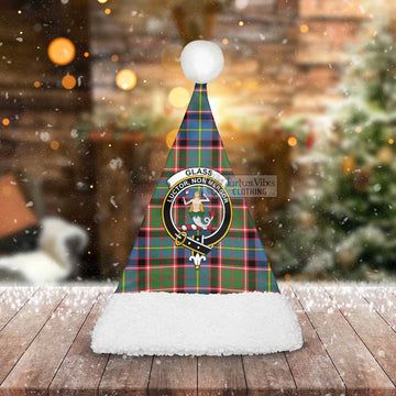 Glass Tartan Christmas Santa Hats with Family Crest - Tartan Vibes Clothing