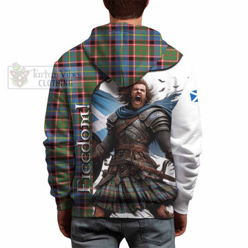 Glass Crest Tartan Hoodie Inspired by the Freedom of Scottish Warrior - Tartan Vibes Clothing