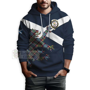 Glass Tartan Lion Rampant Hoodie Proudly Display Your Heritage with Alba Gu Brath and Clan Name - Tartan Vibes Clothing