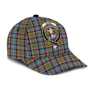 Glass Tartan Classic Cap with Family Crest