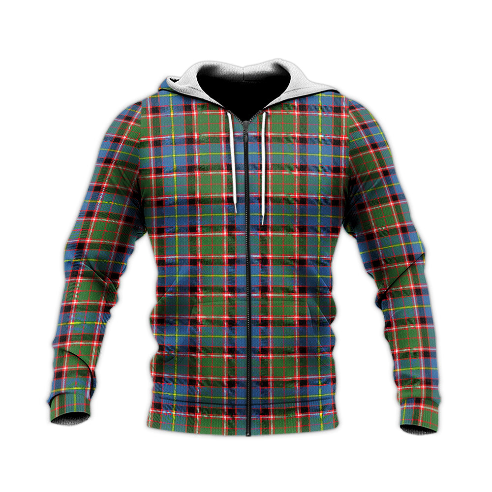 Glass Tartan Knitted Hoodie - Tartan Vibes Clothing