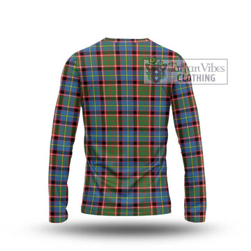 Glass Tartan Long Sleeve T-Shirt with Family Crest DNA In Me Style - Tartan Vibes Clothing