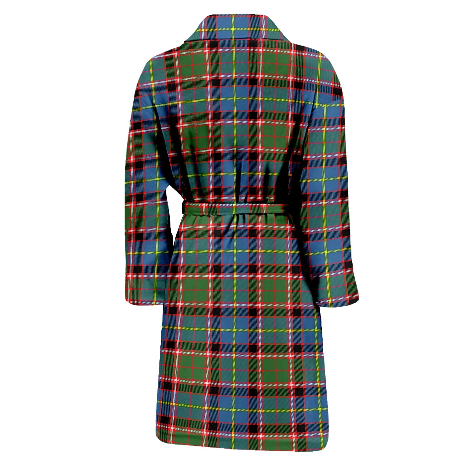 Glass Tartan Bathrobe with Family Crest - Tartan Vibes Clothing