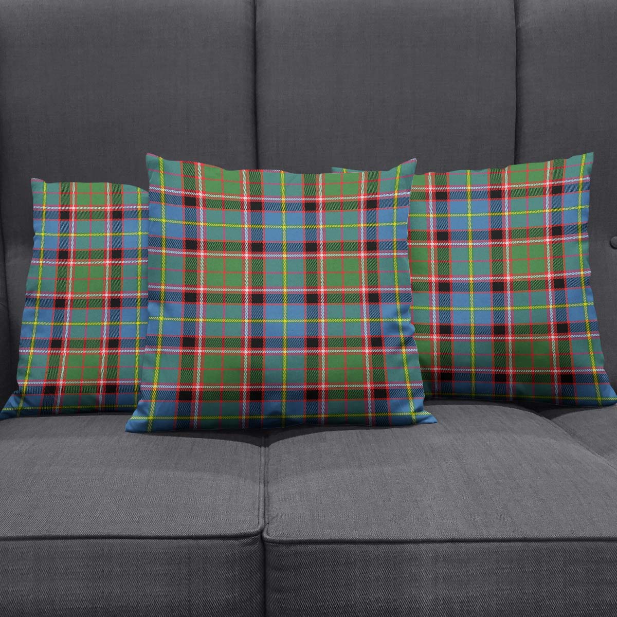 Glass Tartan Pillow Cover - Tartan Vibes Clothing