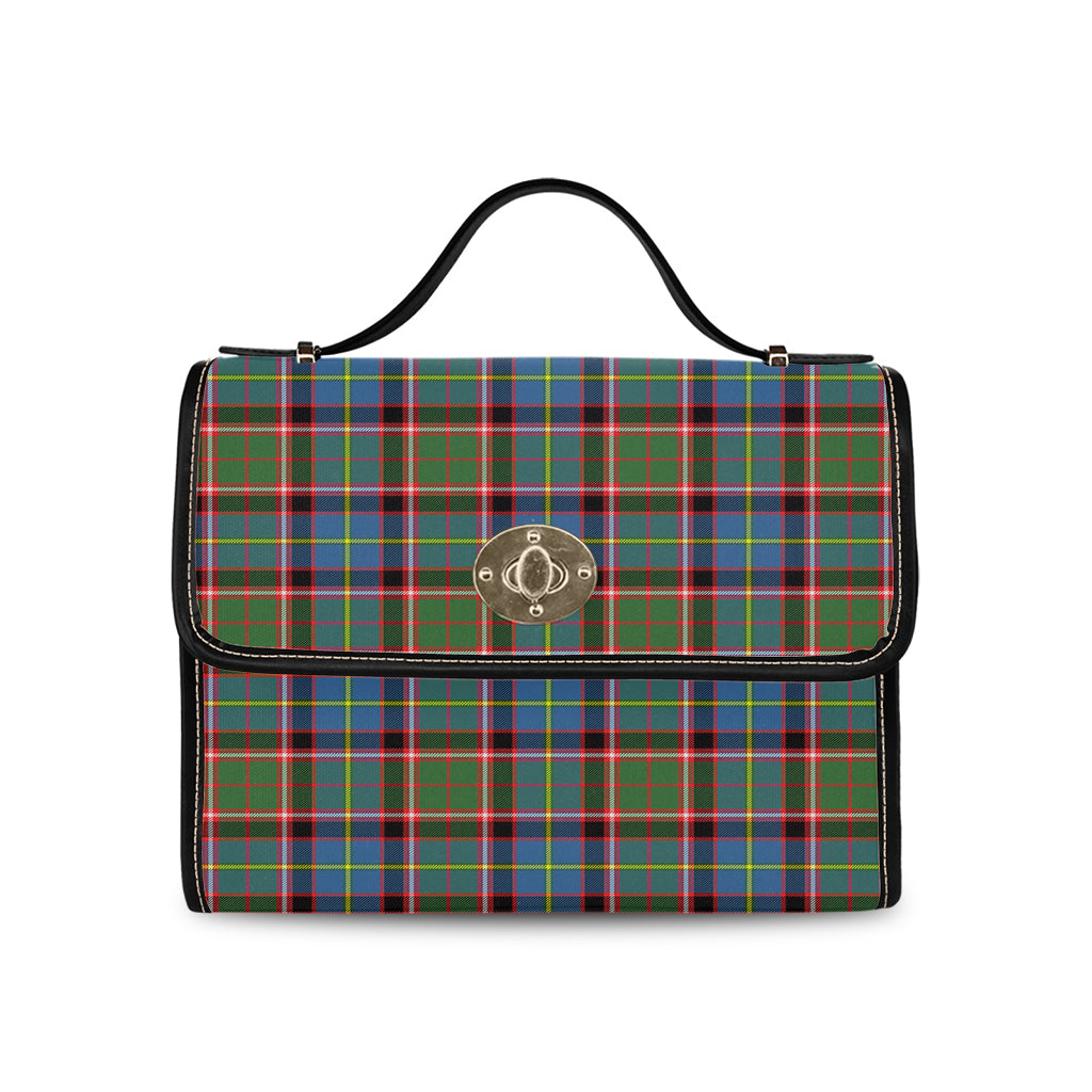 glass-tartan-leather-strap-waterproof-canvas-bag