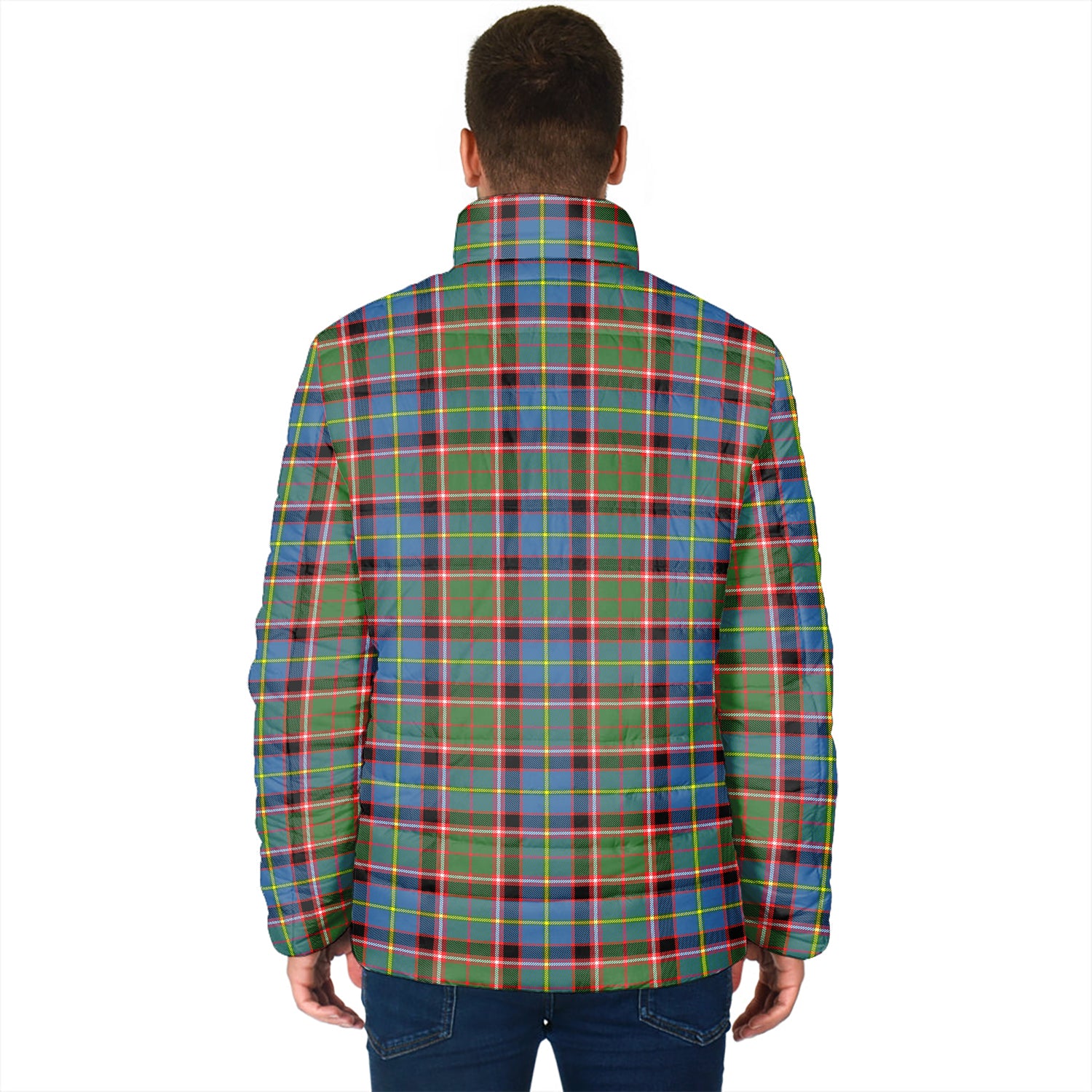 Glass Tartan Padded Jacket - Tartan Vibes Clothing