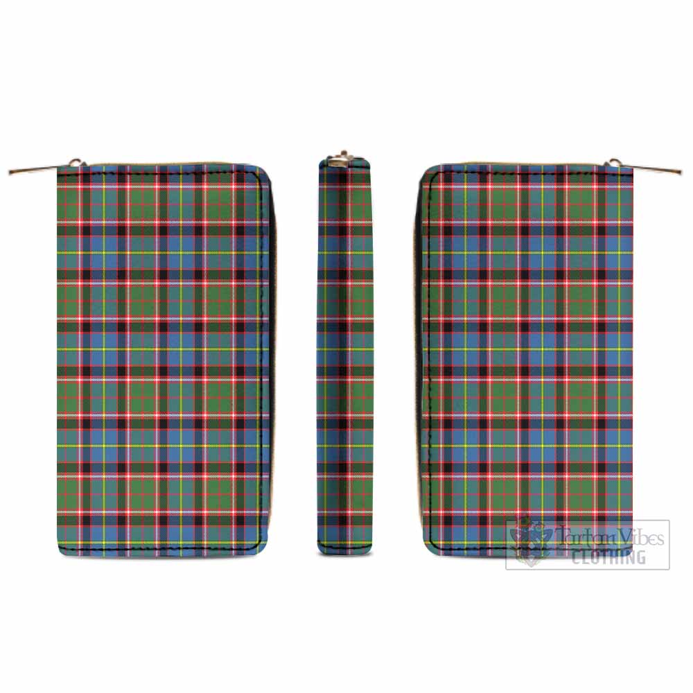 Glass Tartan Women's Leather Wallet - Tartan Vibes Clothing