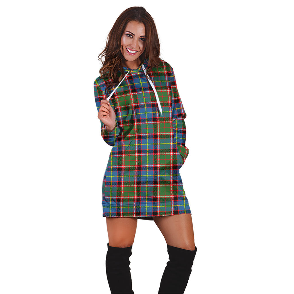Glass Tartan Hoodie Dress - Tartan Vibes Clothing