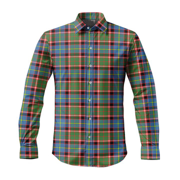 Glass Tartan Long Sleeve Button Up Shirt Men's Shirt - Tartan Vibes Clothing
