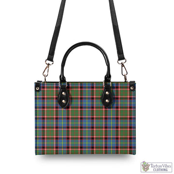 Glass Tartan Luxury Leather Handbags - Tartan Vibes Clothing