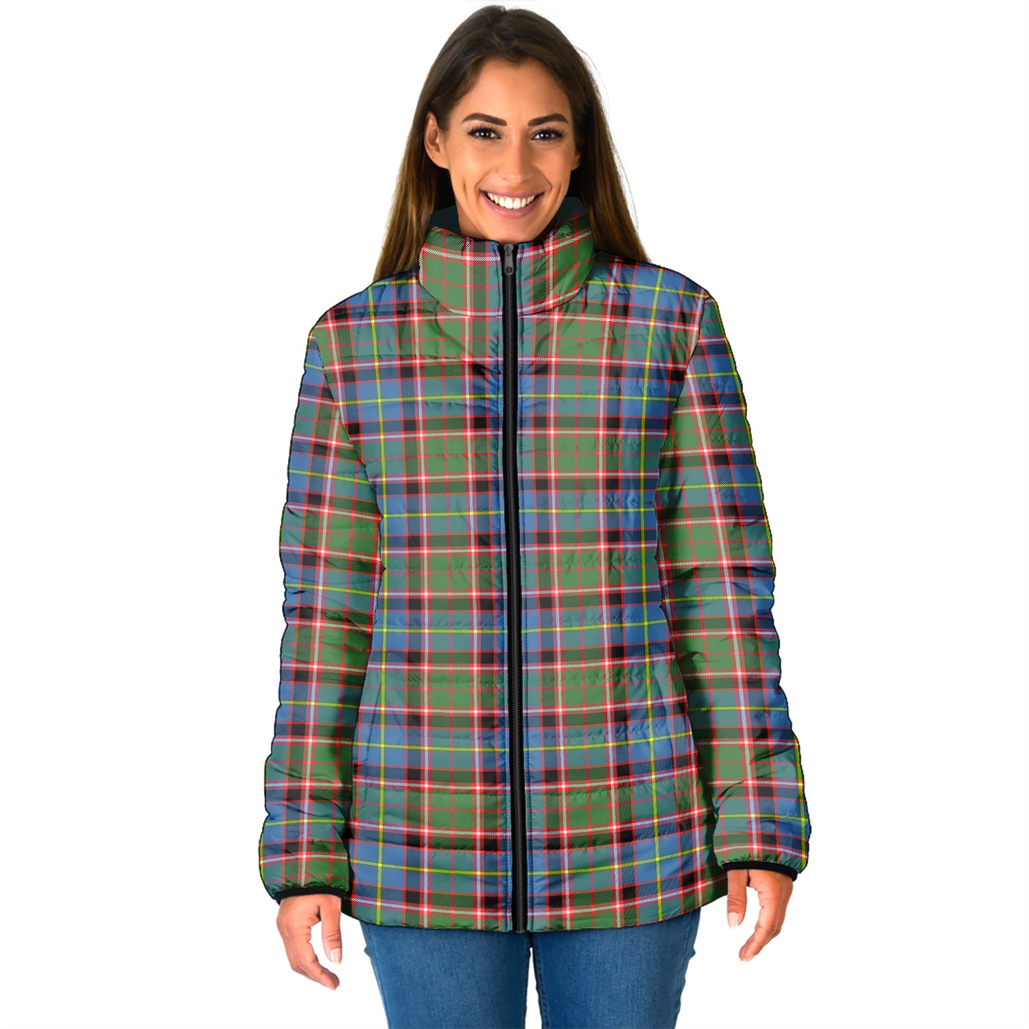 Glass Tartan Padded Jacket - Tartan Vibes Clothing