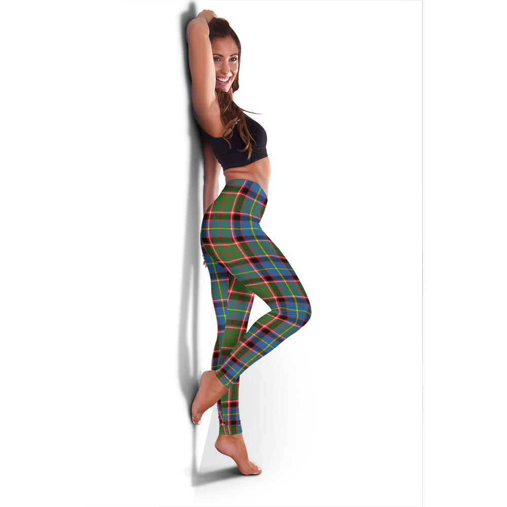 Glass Tartan Womens Leggings - Tartan Vibes Clothing