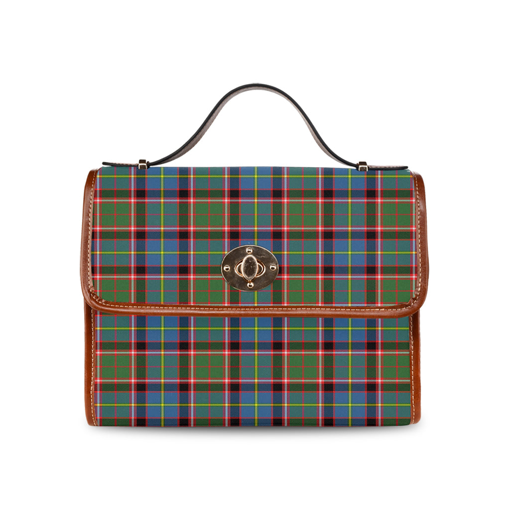 glass-tartan-leather-strap-waterproof-canvas-bag