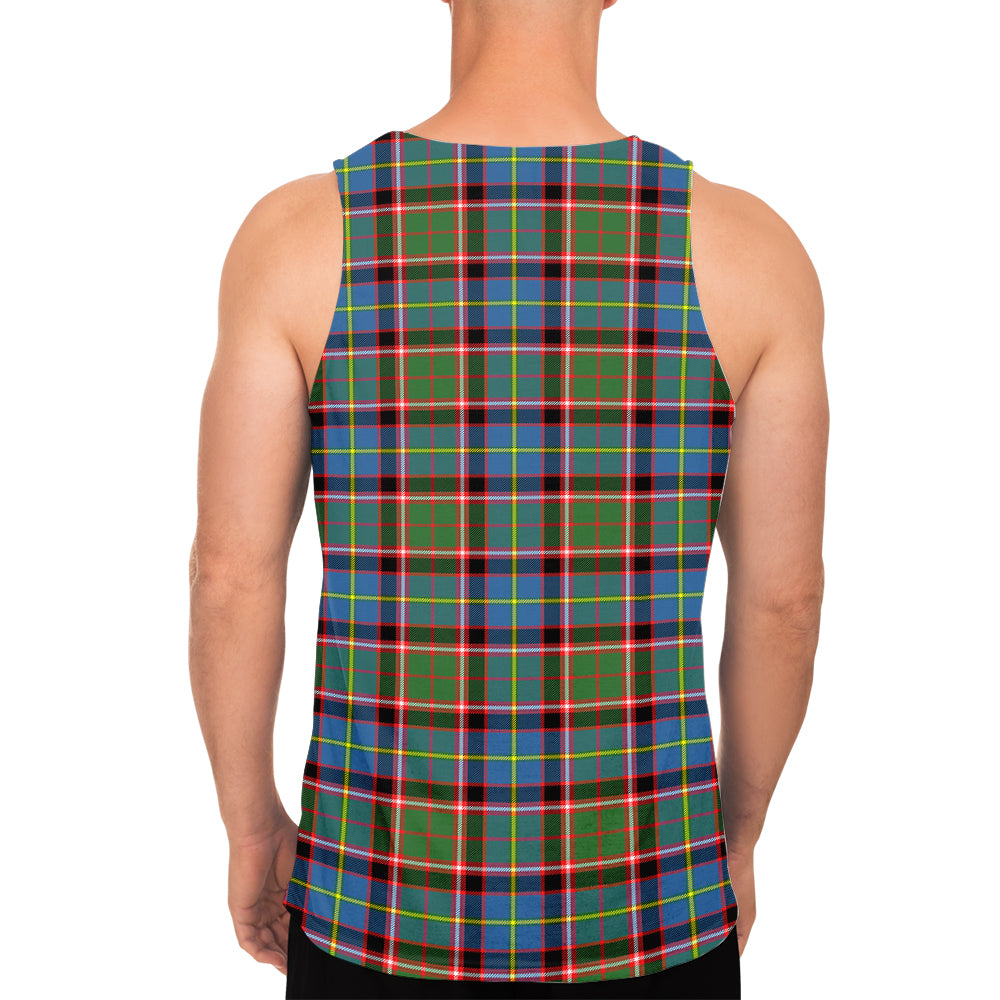 Glass Tartan Mens Tank Top - Tartan Vibes Clothing