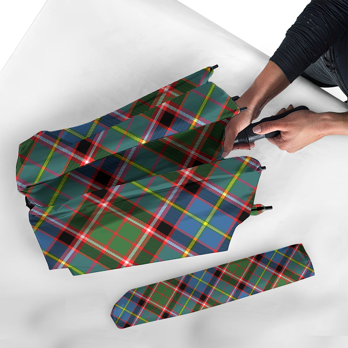 Glass Tartan Umbrella - Tartan Vibes Clothing