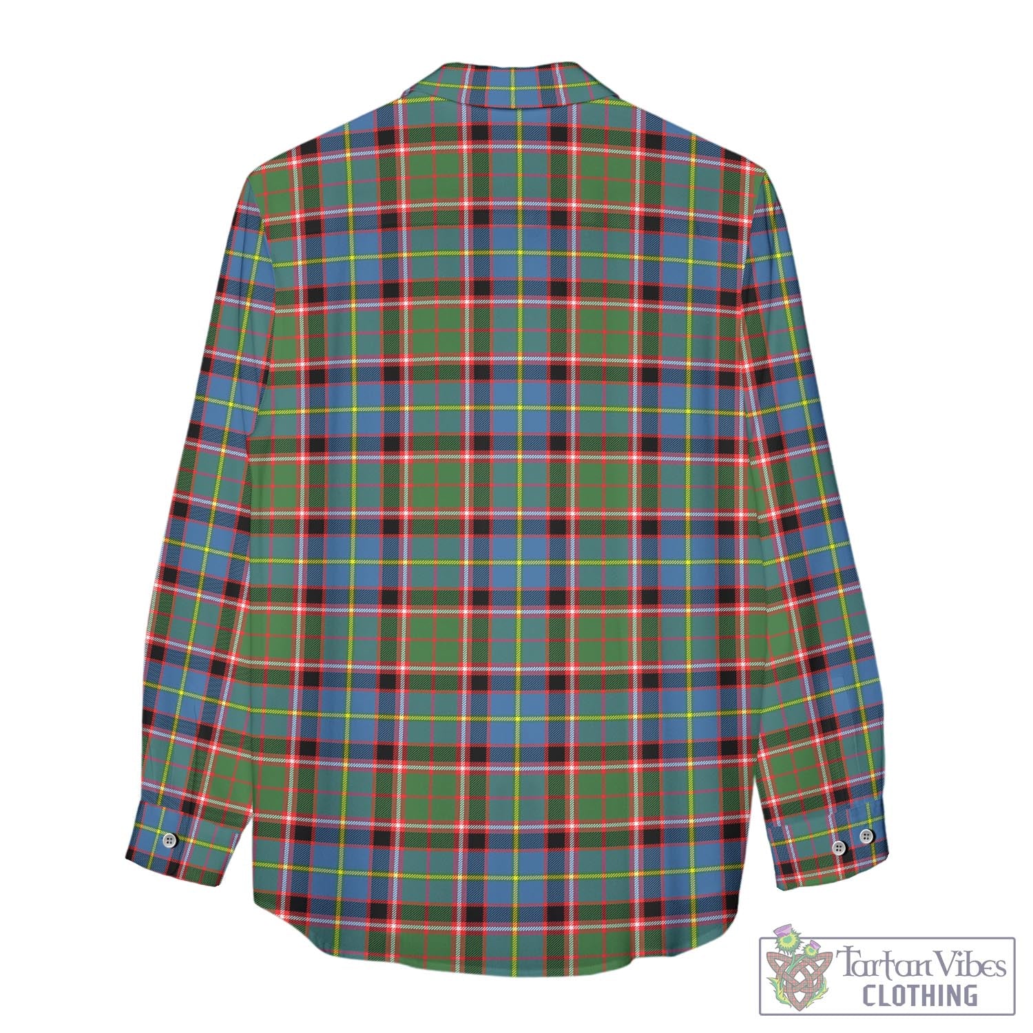 Glass Tartan Women's Casual Shirt - Tartan Vibes Clothing