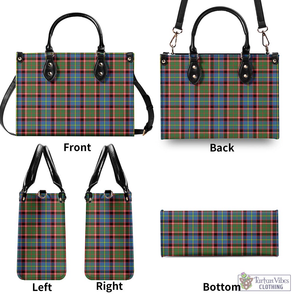 Glass Tartan Luxury Leather Handbags - Tartan Vibes Clothing