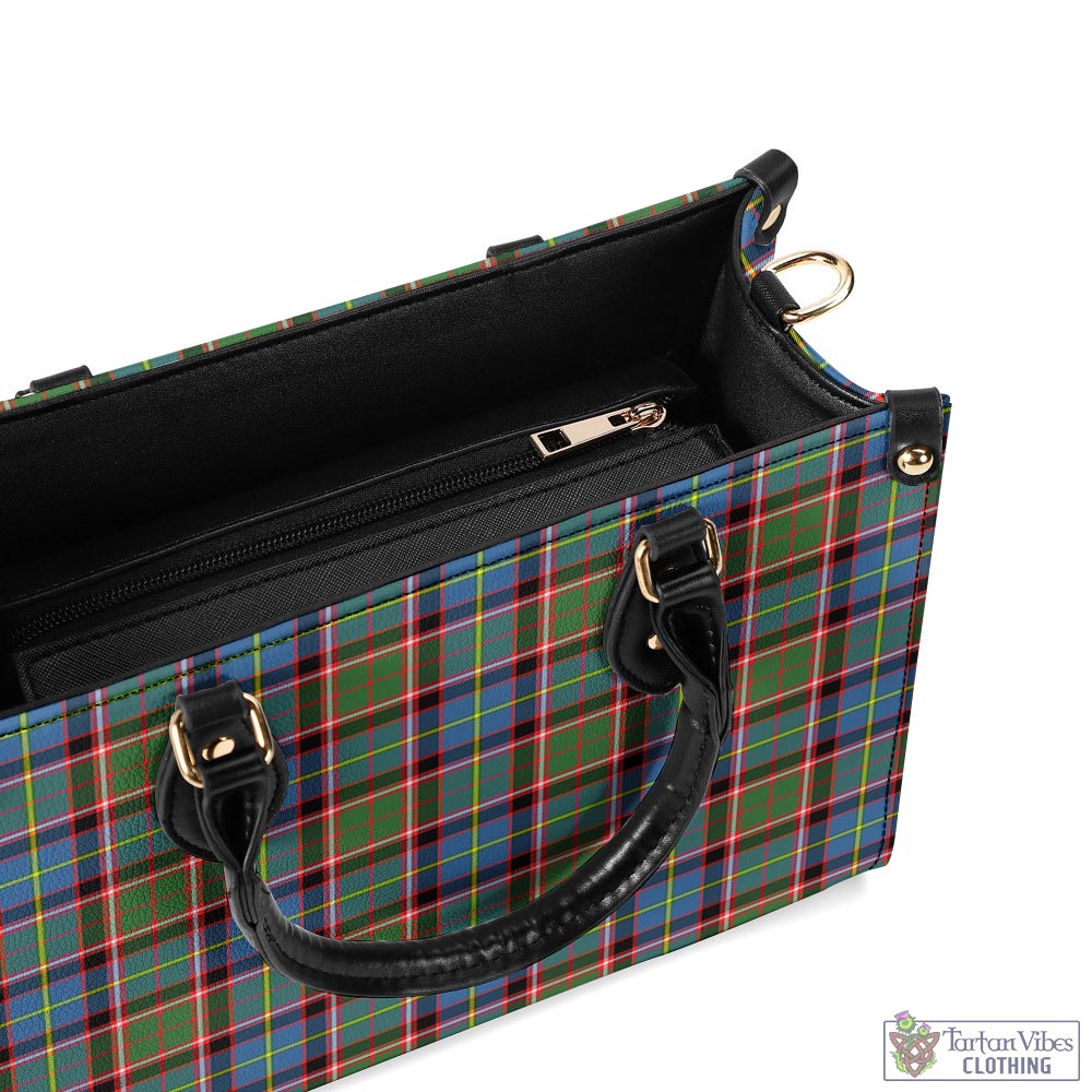 Glass Tartan Luxury Leather Handbags - Tartan Vibes Clothing