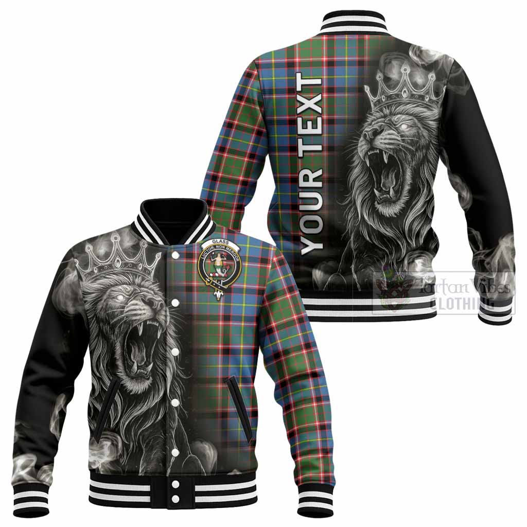 Glass Tartan Baseball Jacket Roaring Lion Heritage
