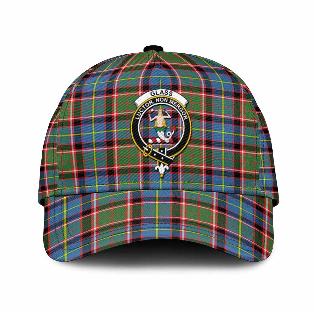 Glass Tartan Classic Cap with Family Crest