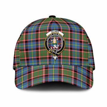Glass Tartan Classic Cap with Family Crest