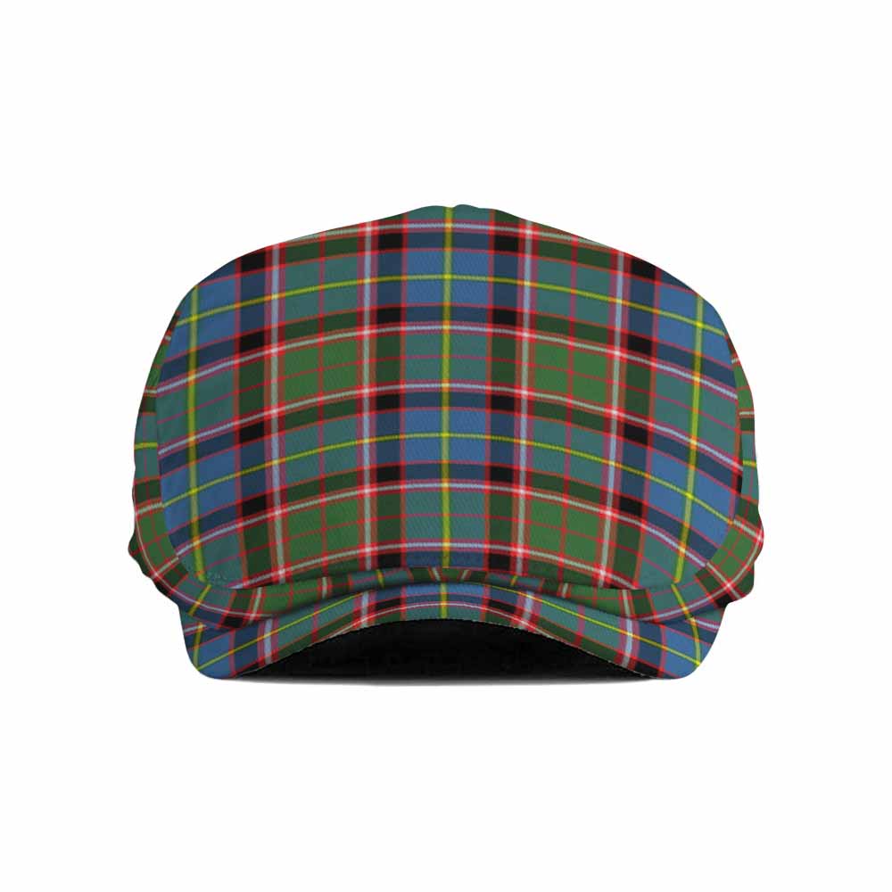 Glass Tartan Jeff Cap, Tartan Flat Cap