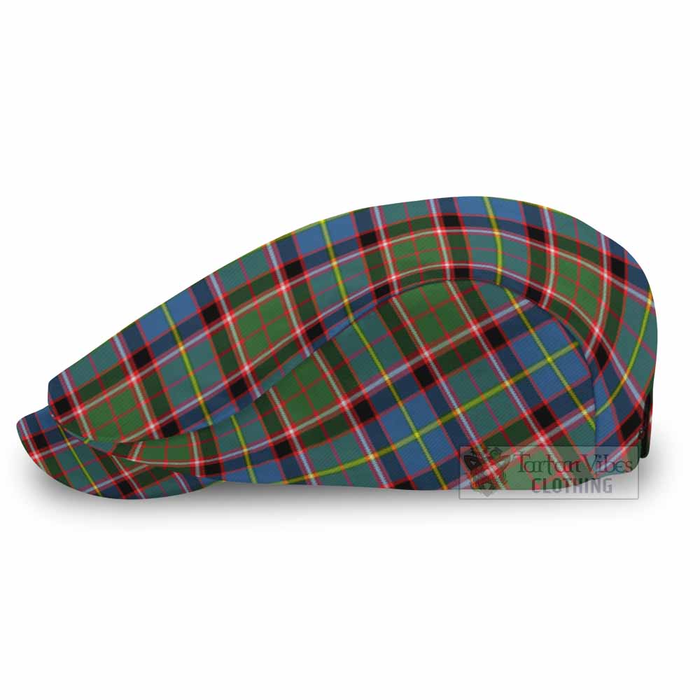 Glass Tartan Jeff Cap, Tartan Flat Cap