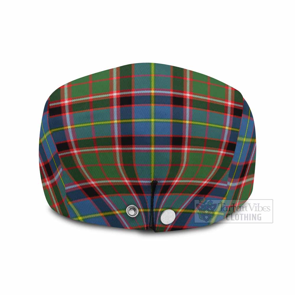 Glass Tartan Jeff Cap, Tartan Flat Cap