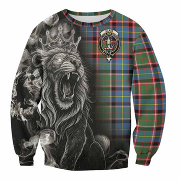 Glass Tartan Sweatshirt Roaring Lion Heritage