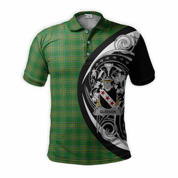 Gleeson Irish Clan Polo Shirt Celtic Circle Style
