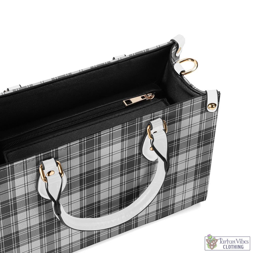 Tartan Vibes Clothing Glen Tartan Luxury Leather Handbags