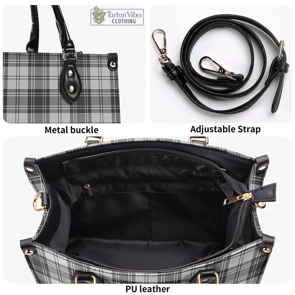 Tartan Vibes Clothing Glen Tartan Luxury Leather Handbags