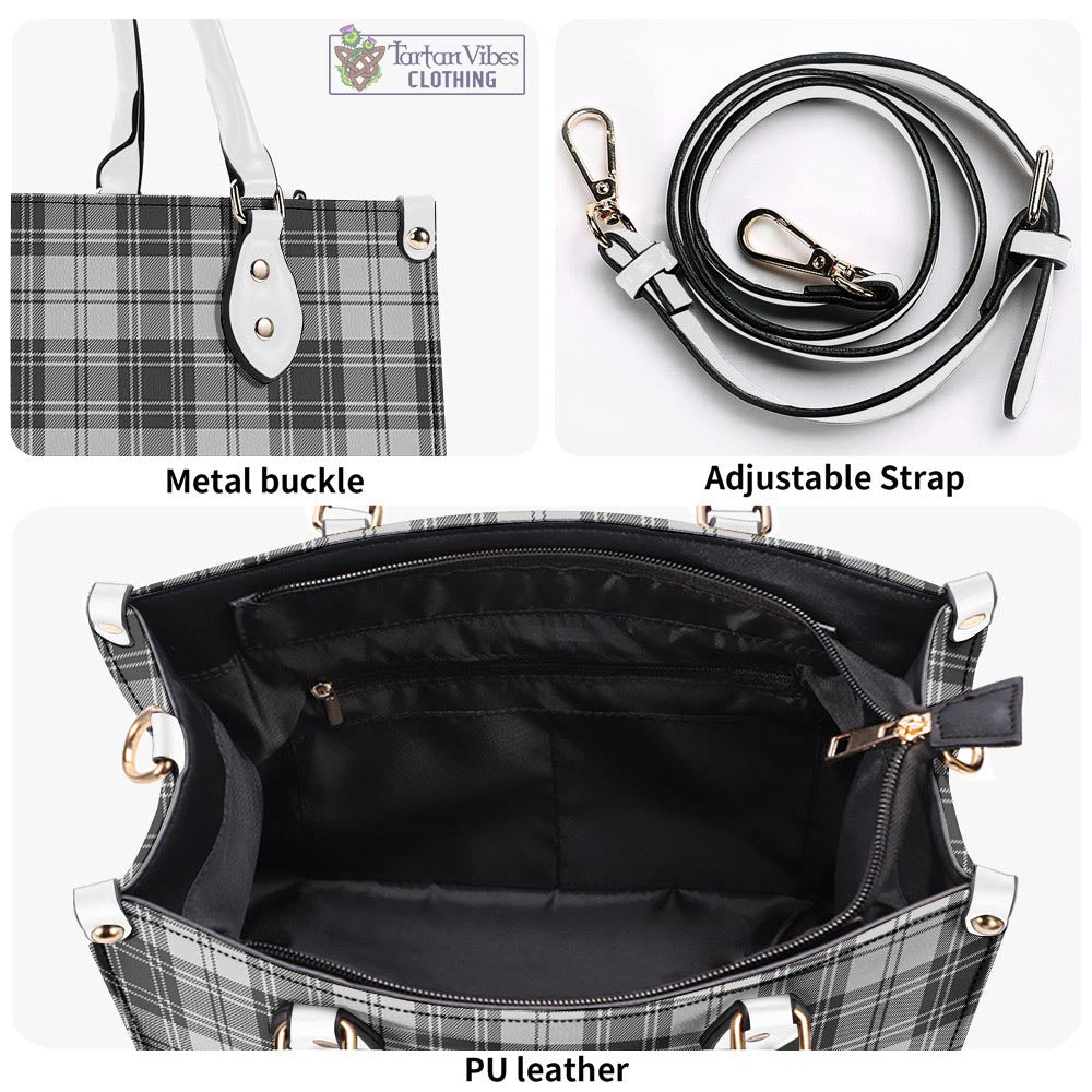 Tartan Vibes Clothing Glen Tartan Luxury Leather Handbags