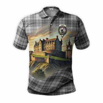 Tartan Vibes Clothing Glen Tartan Family Crest Polo Shirt with Scottish Ancient Castle Stype
