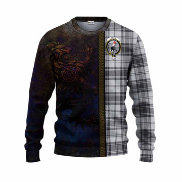 Glen Tartan Family Crest Knitted Sweater Alba Gu Brath Be Brave Lion Ancient Style
