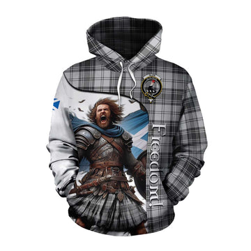 Glen Crest Tartan Cotton Hoodie Inspired by the Freedom of Scottish Warrior