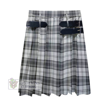 Glen Tartan Men's Pleated Skirt - Fashion Casual Retro Scottish Kilt Style