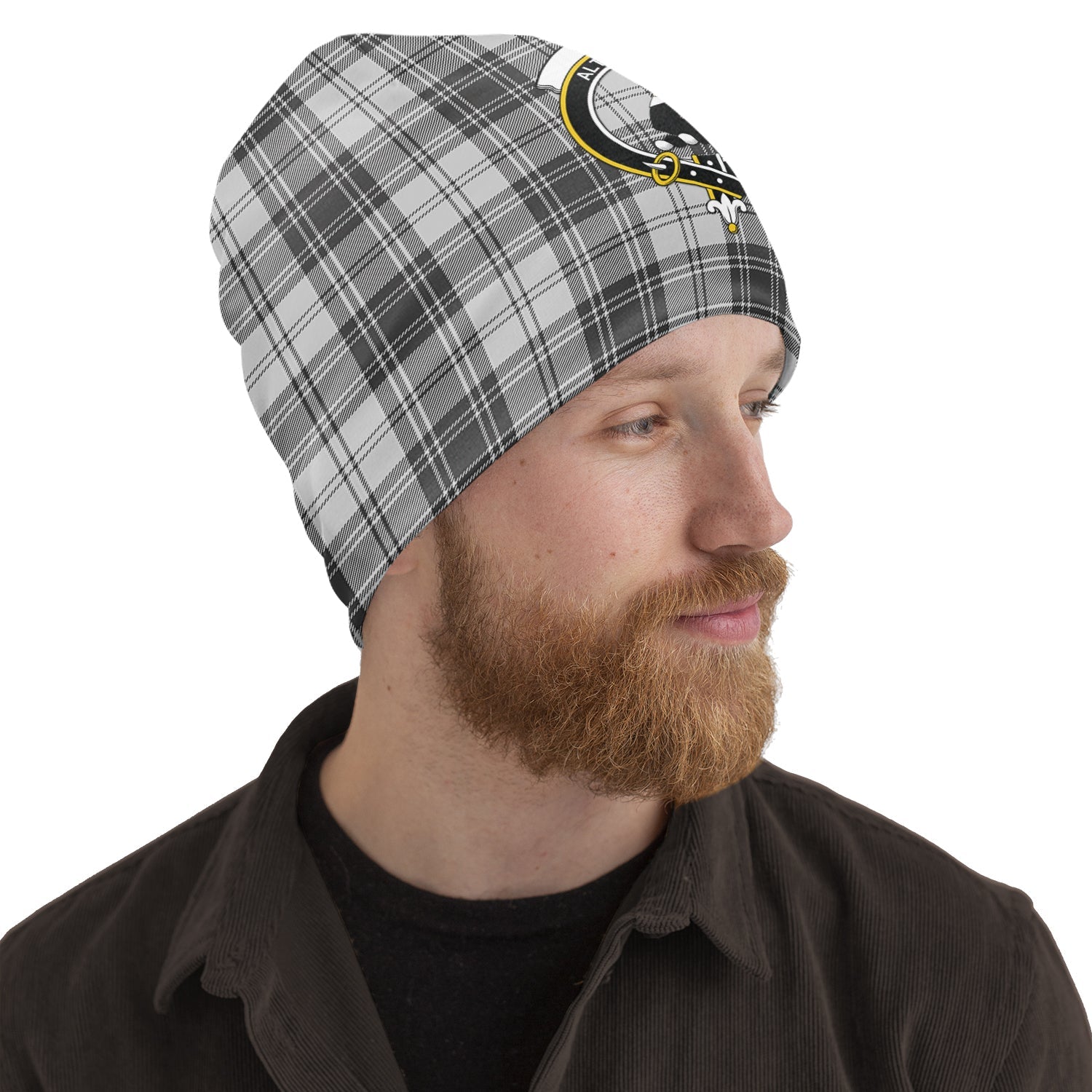 Auchinleck Tartan Crest Christmas Hat