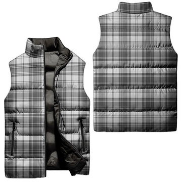 Glen Tartan Sleeveless Puffer Jacket
