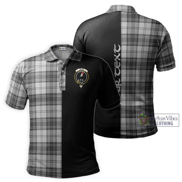Glen Tartan Polo Shirt with Family Crest and Half Of Me Style Kid - Tartanvibesclothing Shop