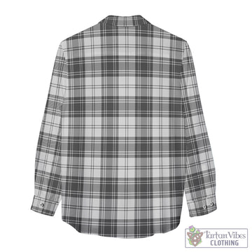 Tartan Vibes Clothing Glen Tartan Womens Casual Shirt with Family Crest