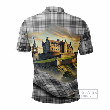 Tartan Vibes Clothing Glen Tartan Family Crest Polo Shirt with Scottish Ancient Castle Stype