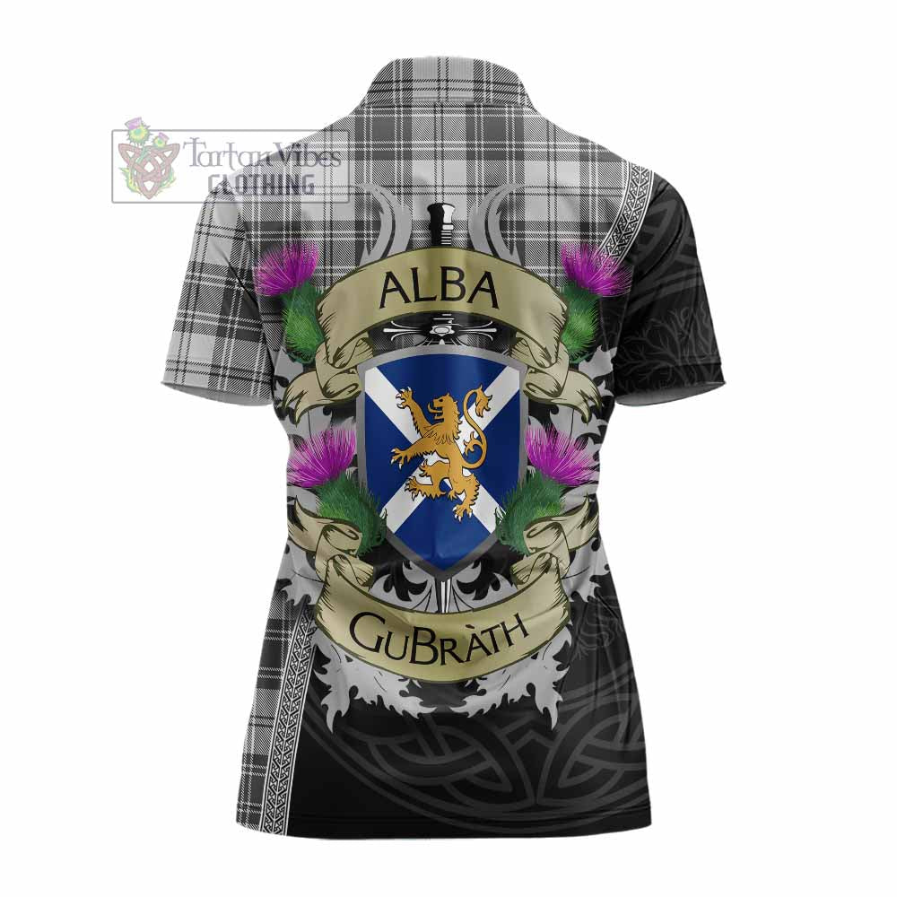 Tartan Vibes Clothing Glen Tartan Family Crest Women's Polo Shirt Lion Rampant Royal Thistle Shield Celtic Inspired
