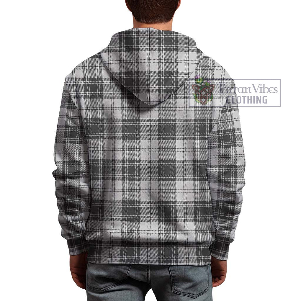 Glen Tartan Hoodie with Family Crest DNA In Me Style - Tartanvibesclothing Shop