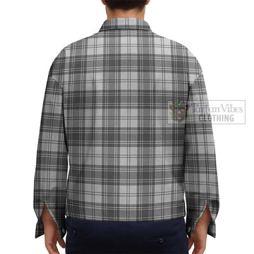 Glen Tartan Unisex Lapel Cotton Jacket
