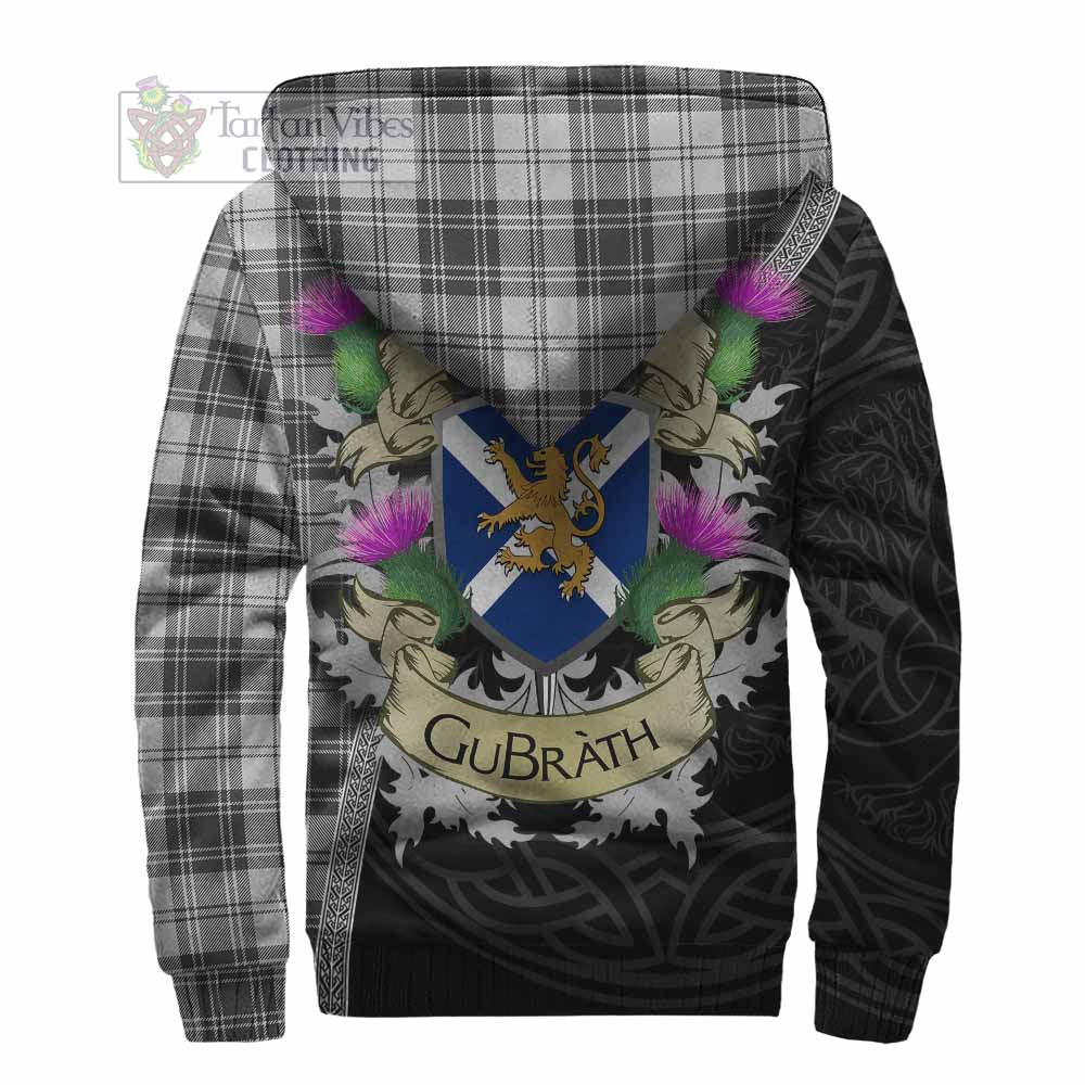 Tartan Vibes Clothing Glen Tartan Family Crest Sherpa Hoodie Lion Rampant Royal Thistle Shield Celtic Inspired