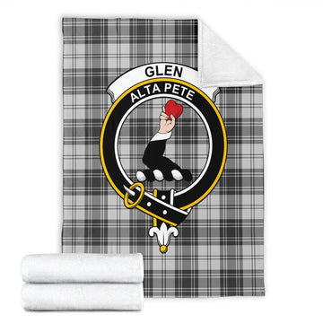Glen Tartan Blanket with Family Crest