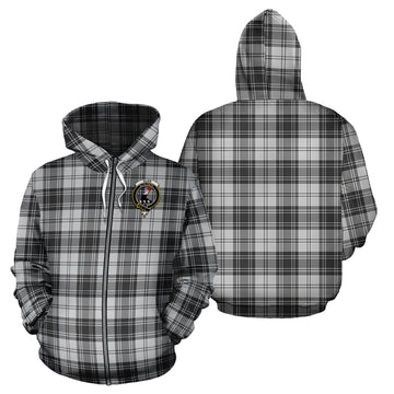 Glen Tartan Hoodie with Family Crest