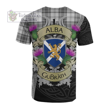 Tartan Vibes Clothing Glen Tartan Family Crest Cotton T-shirt Lion Rampant Royal Thistle Shield Celtic Inspired