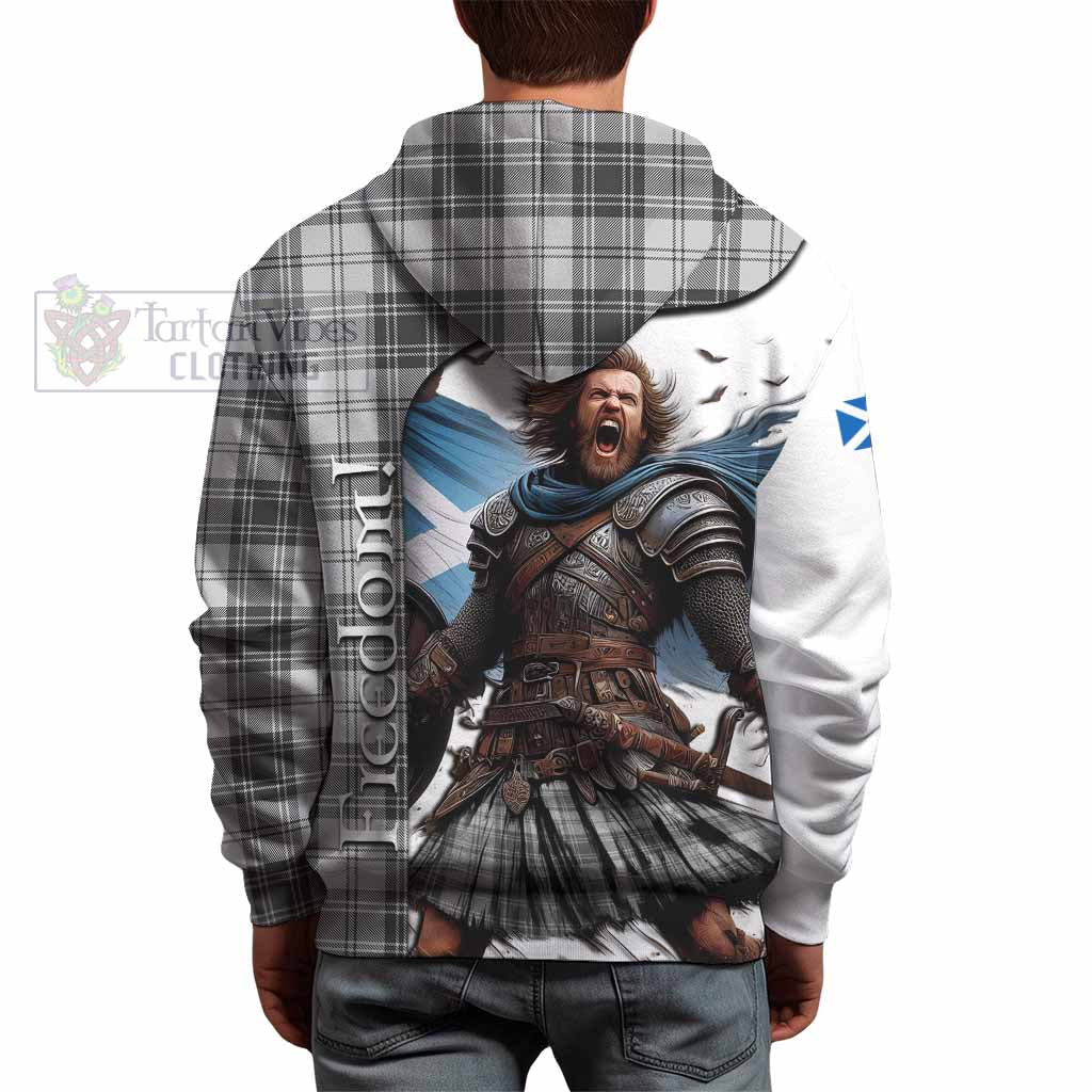 Tartan Vibes Clothing Glen Crest Tartan Hoodie Inspired by the Freedom of Scottish Warrior
